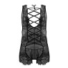 CandyMan Body Dentelle Dos Nu Psyché Noir